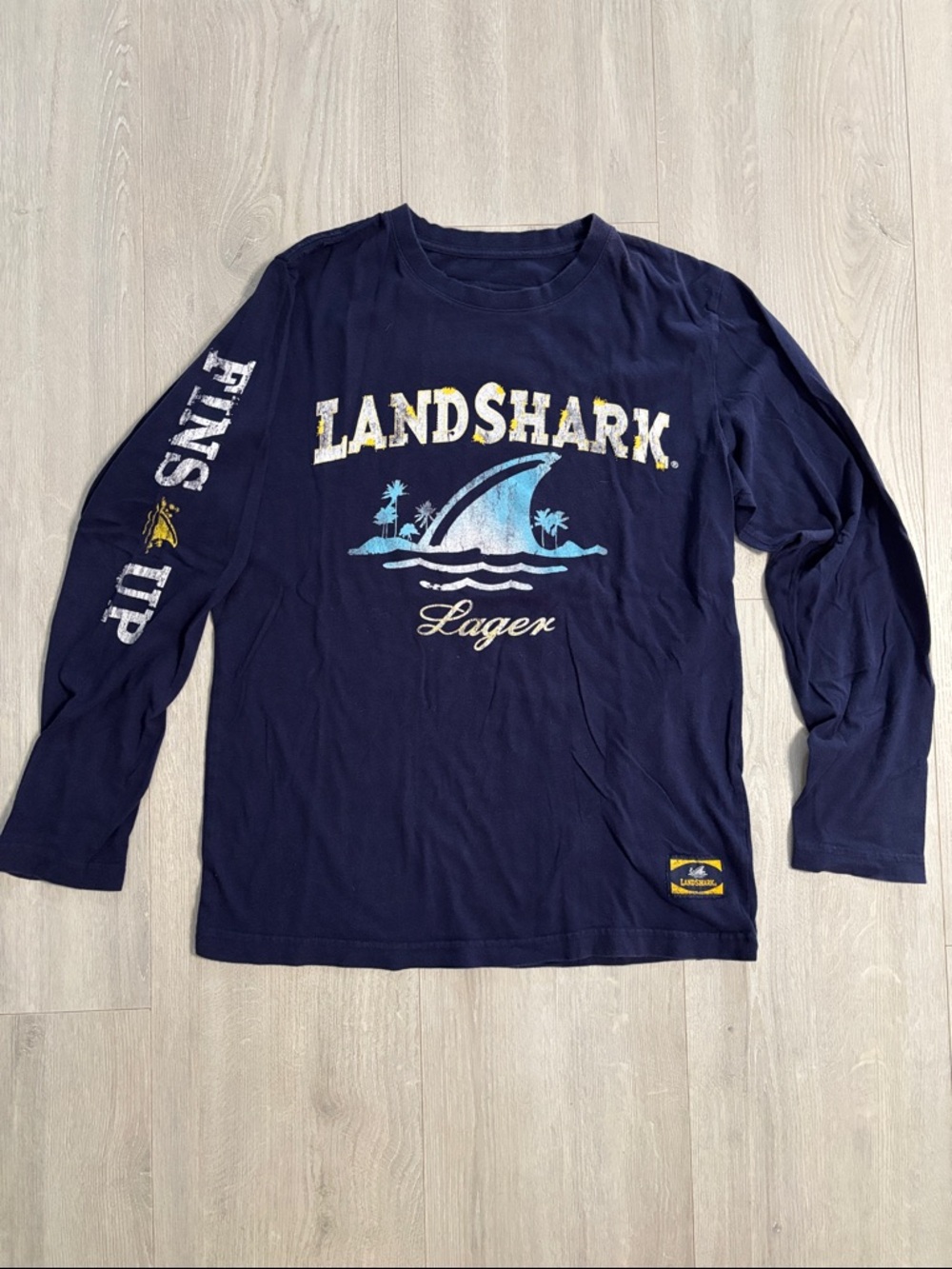 π₯BUNDLESALE Margaritaville Landshark Lager Long Sleeve Graphic Tee Shirt T-shirt